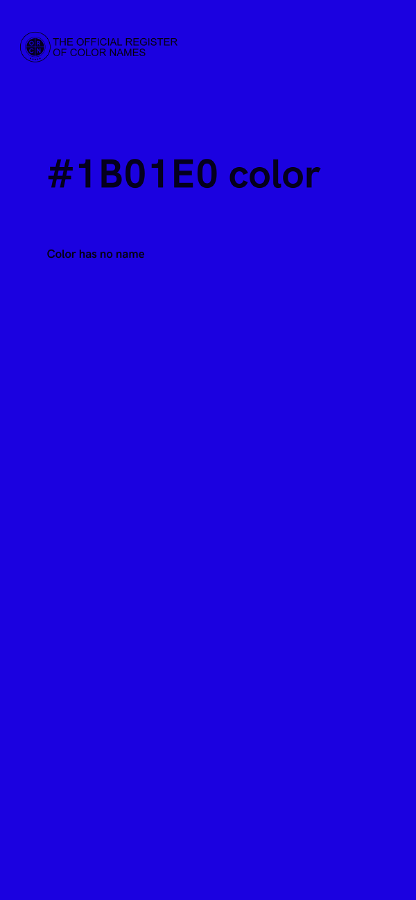 #1B01E0 color image
