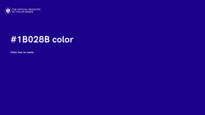 #1B028B color image