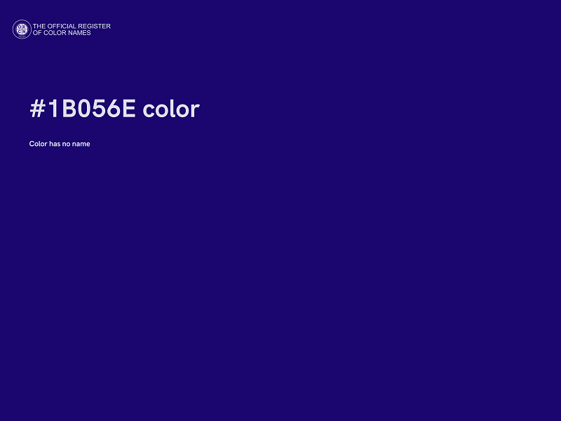 #1B056E color image