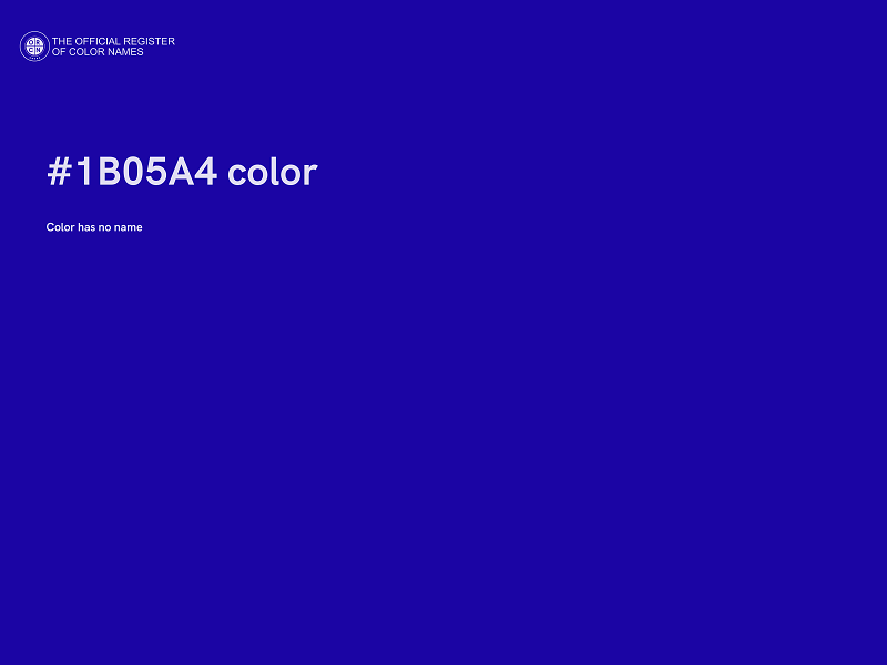 #1B05A4 color image