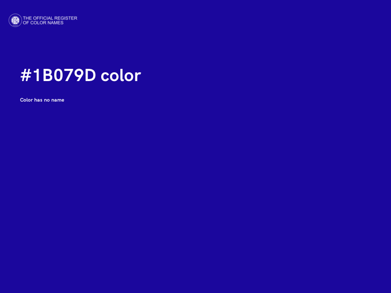 #1B079D color image