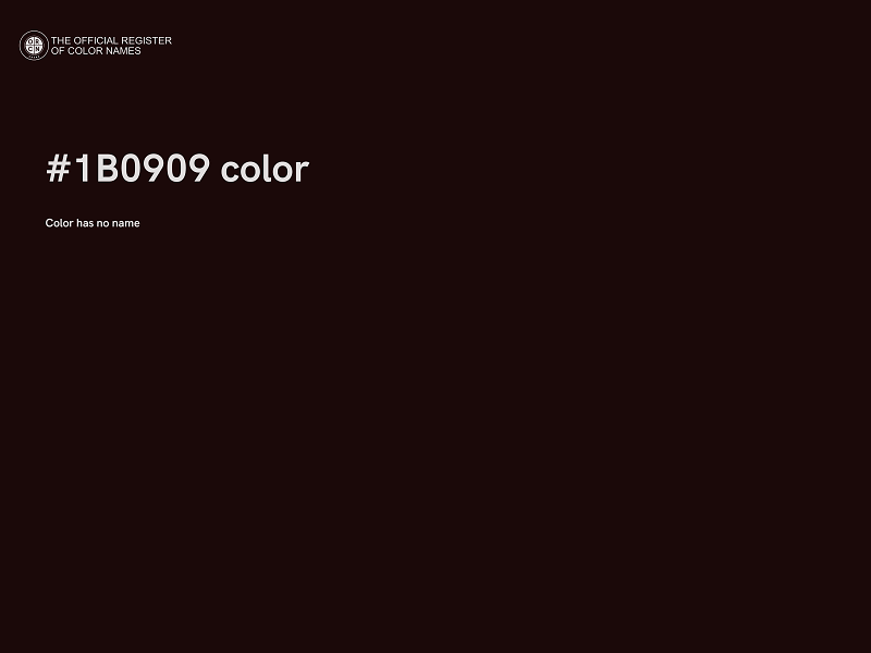 #1B0909 color image