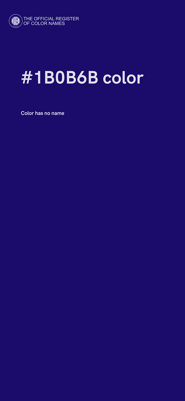 #1B0B6B color image