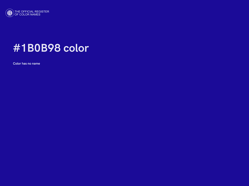 #1B0B98 color image