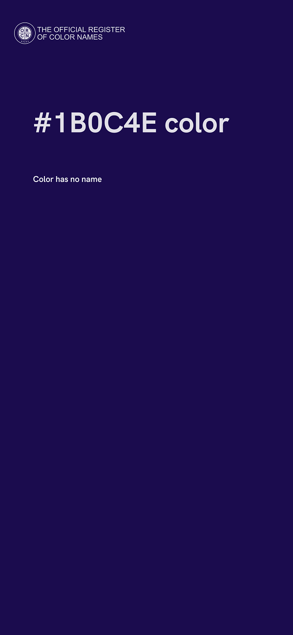 #1B0C4E color image