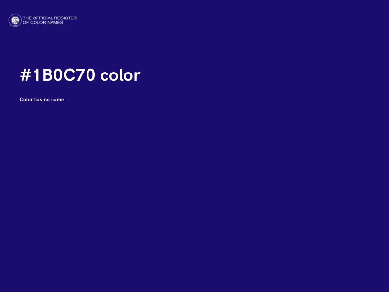 #1B0C70 color image