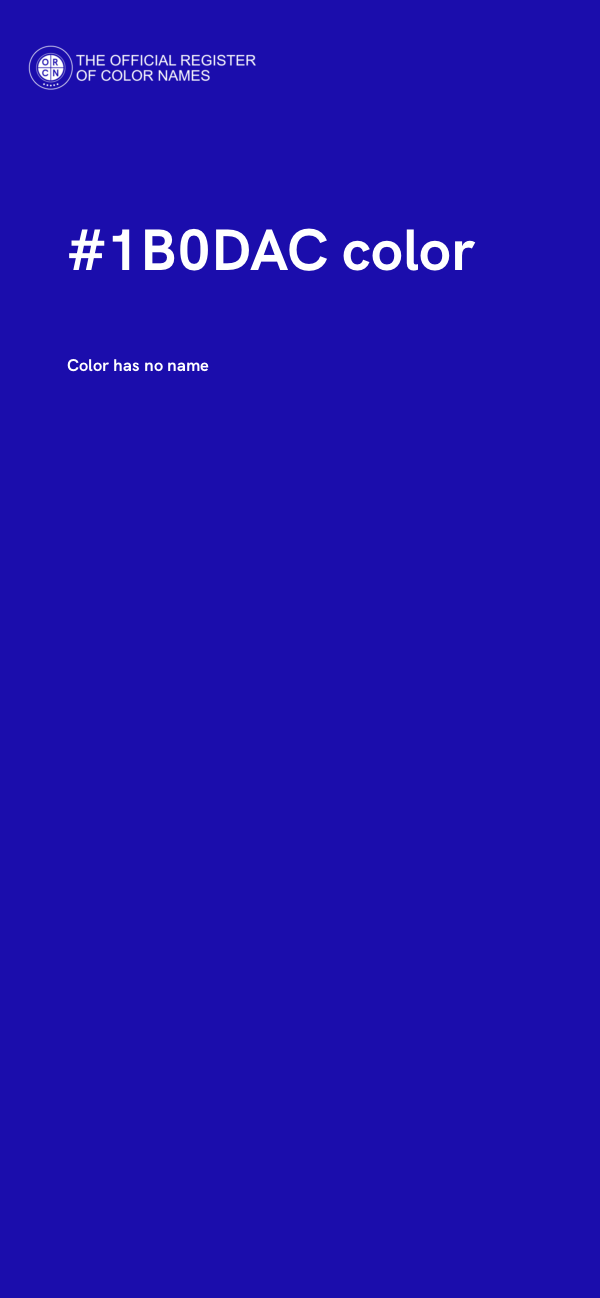#1B0DAC color image