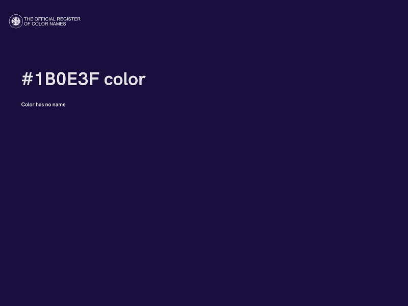 #1B0E3F color image