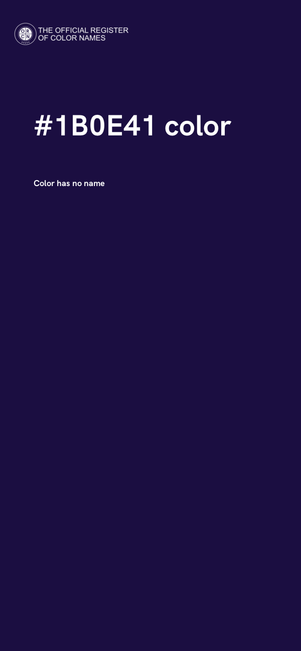 #1B0E41 color image