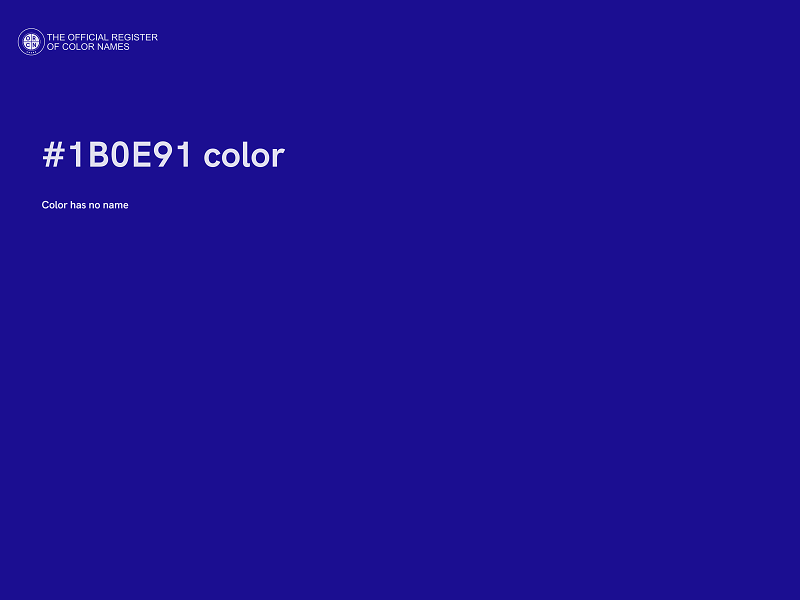 #1B0E91 color image