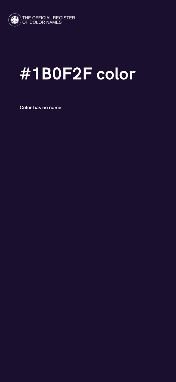 #1B0F2F color image