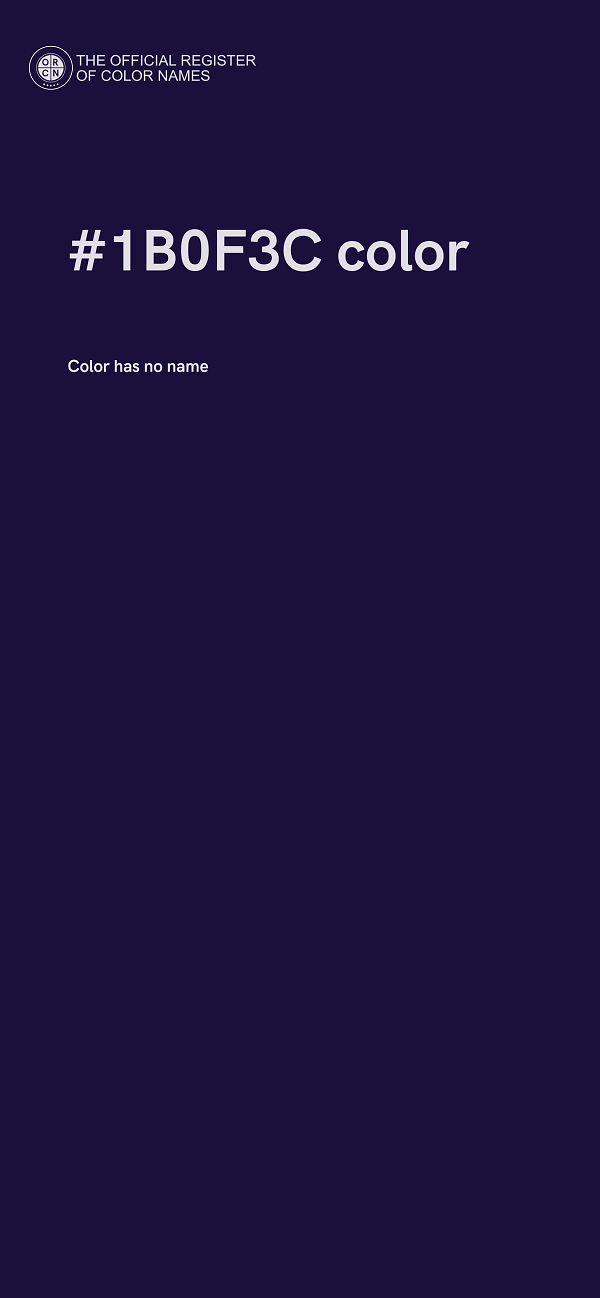 #1B0F3C color image