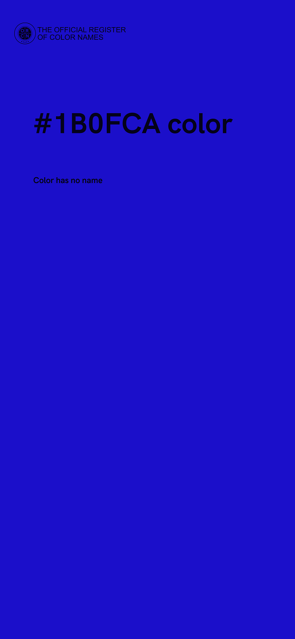 #1B0FCA color image