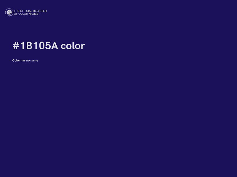 #1B105A color image