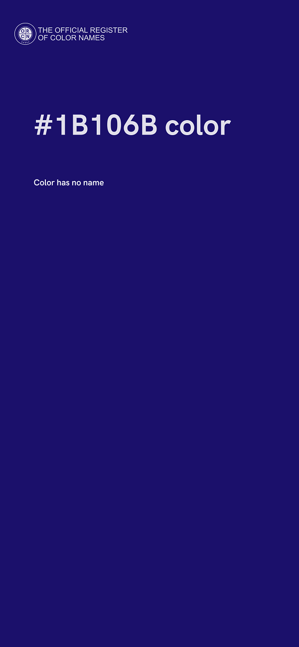 #1B106B color image