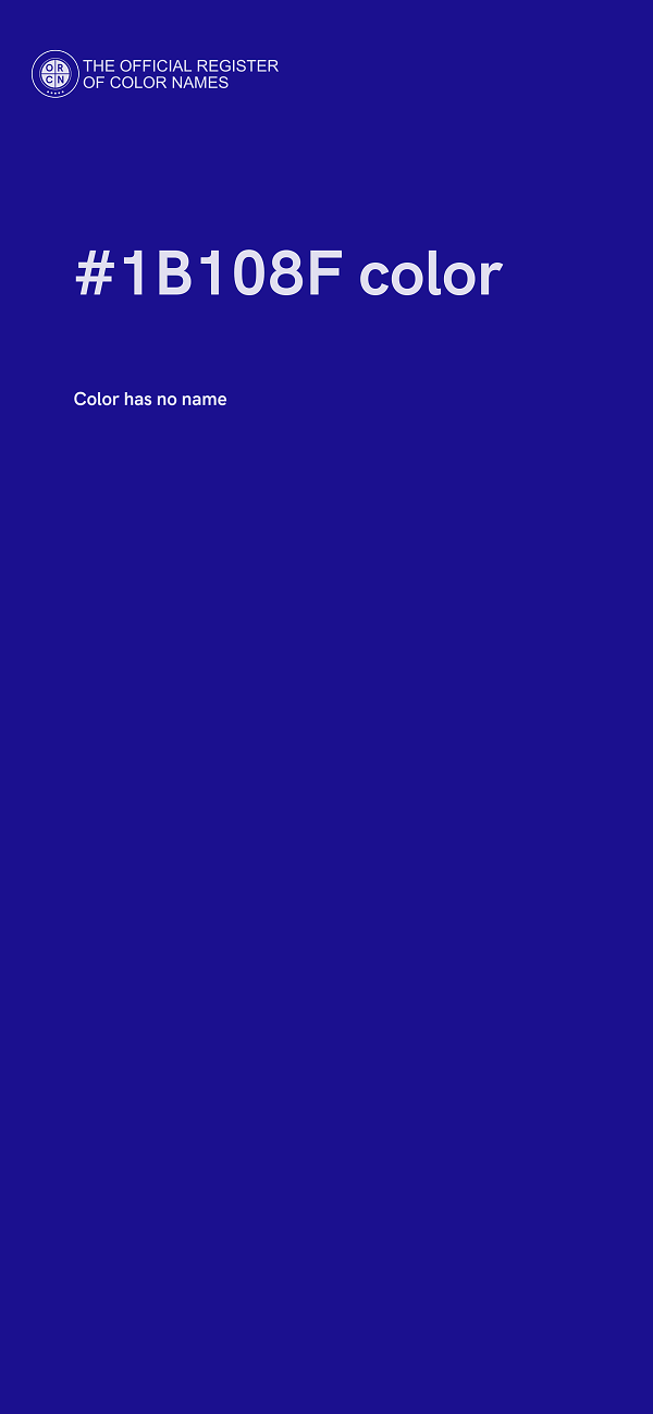 #1B108F color image