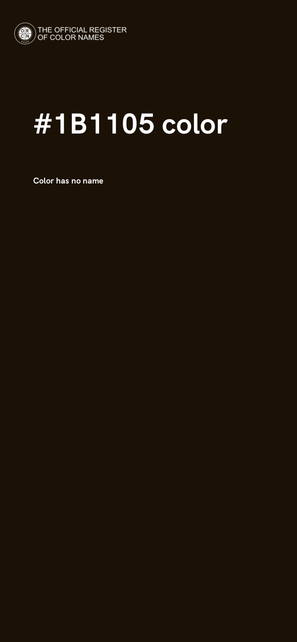 #1B1105 color image