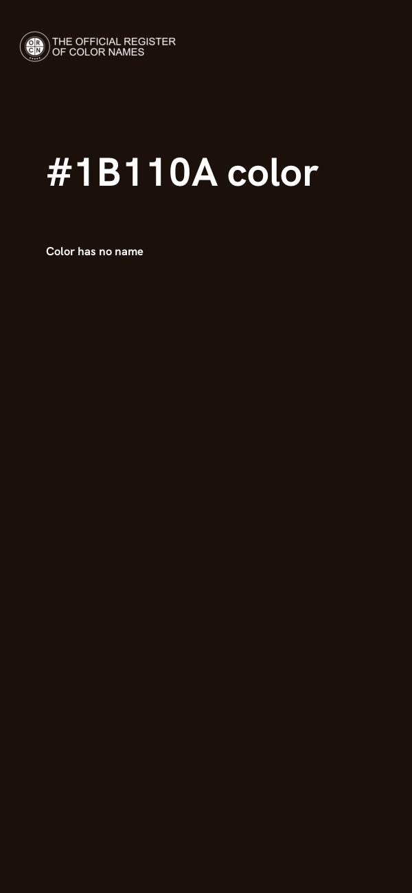 #1B110A color image