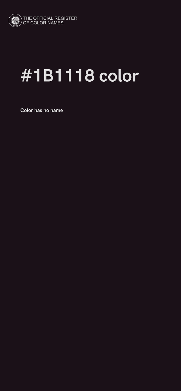 #1B1118 color image