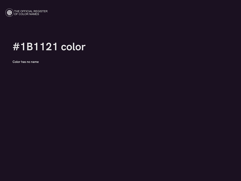 #1B1121 color image