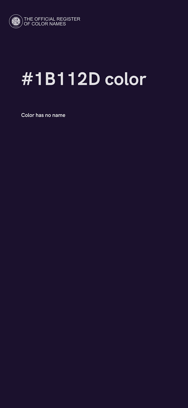 #1B112D color image