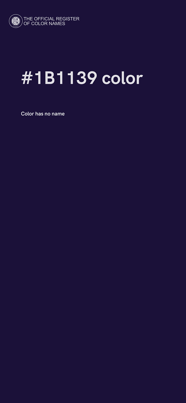 #1B1139 color image