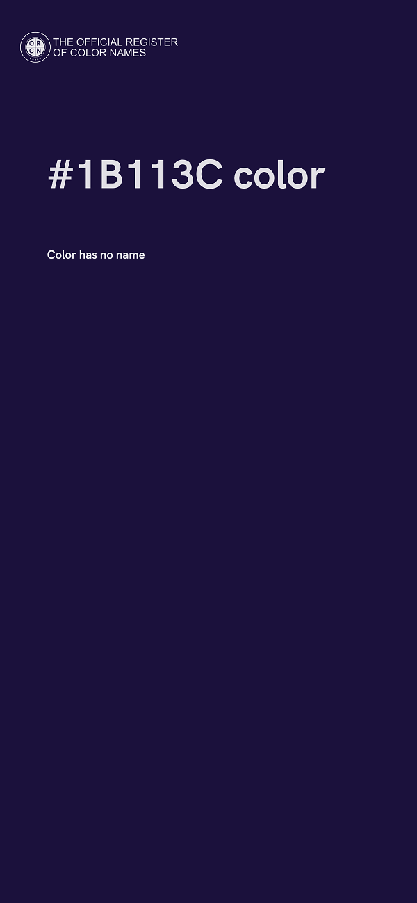 #1B113C color image