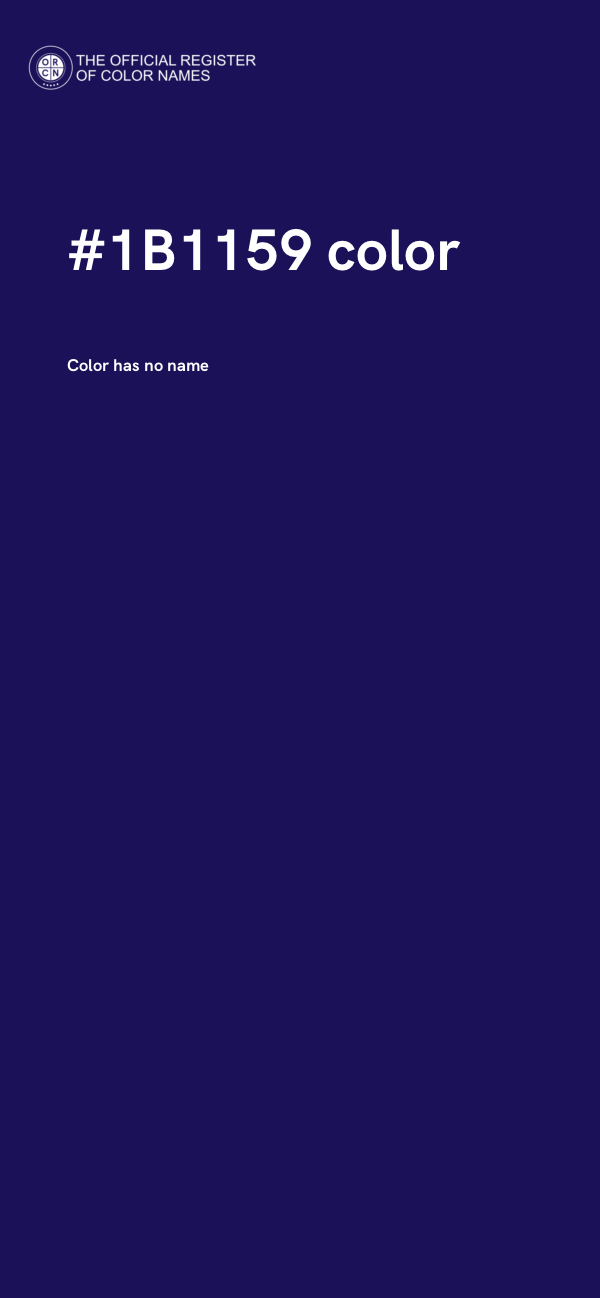 #1B1159 color image
