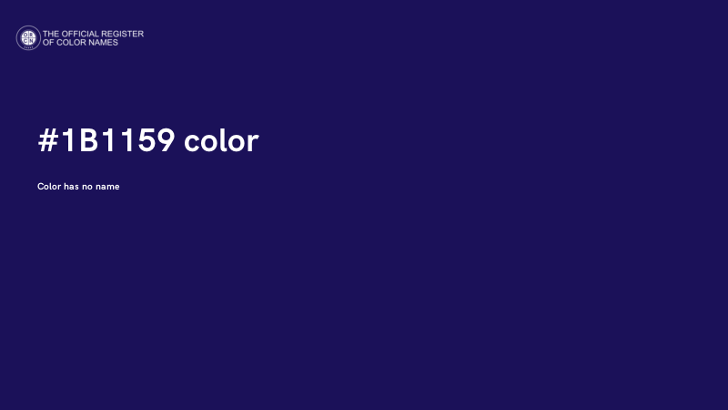 #1B1159 color image