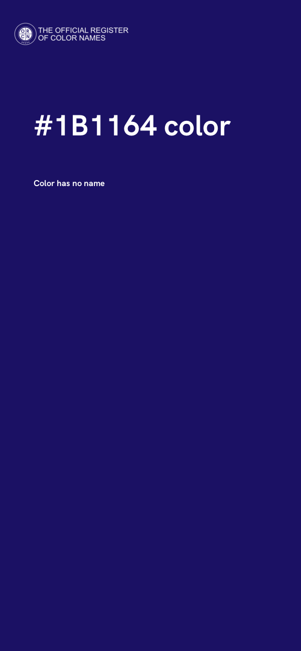 #1B1164 color image