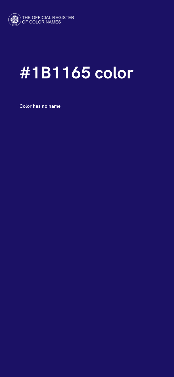 #1B1165 color image