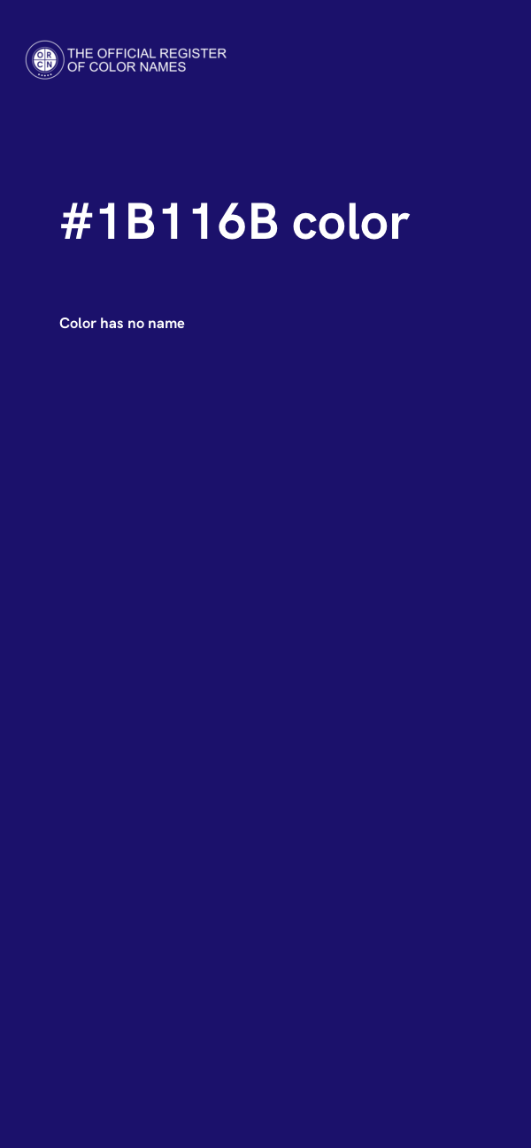 #1B116B color image