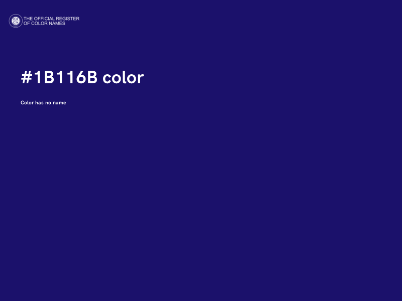 #1B116B color image