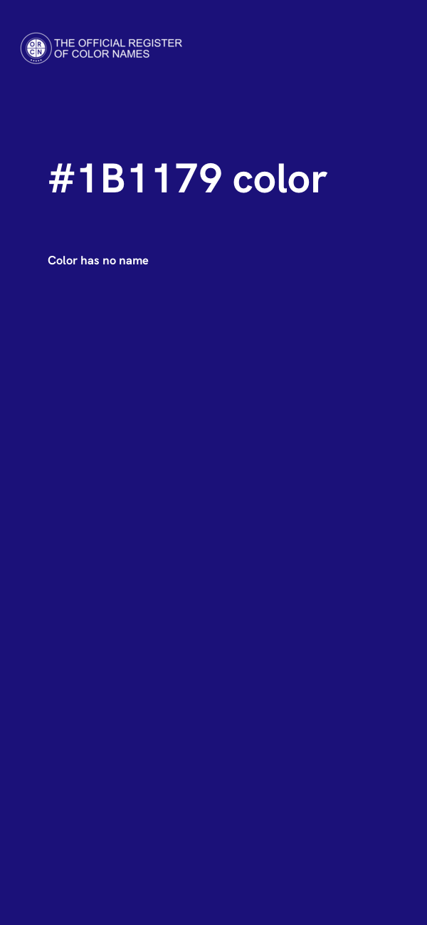 #1B1179 color image