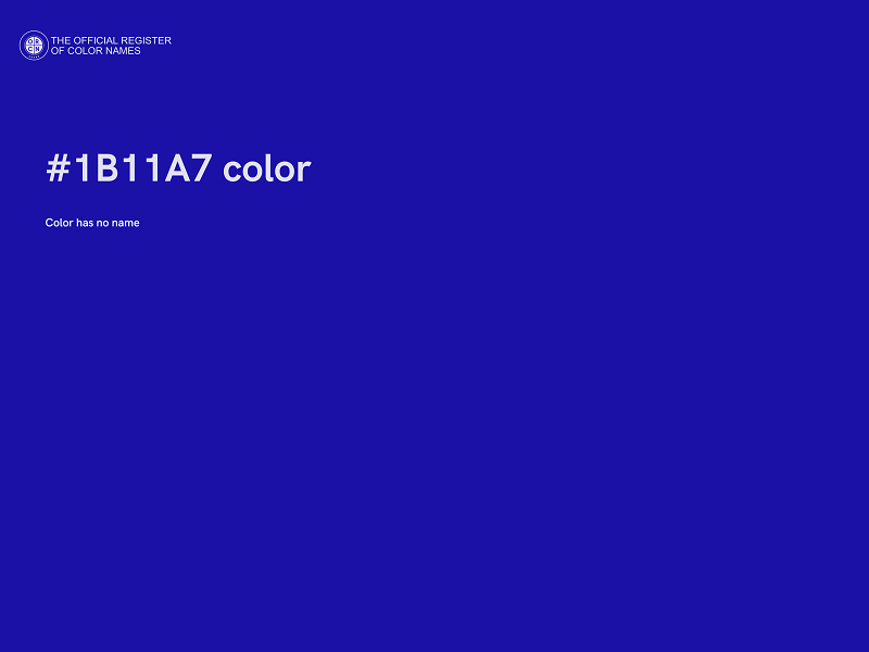 #1B11A7 color image