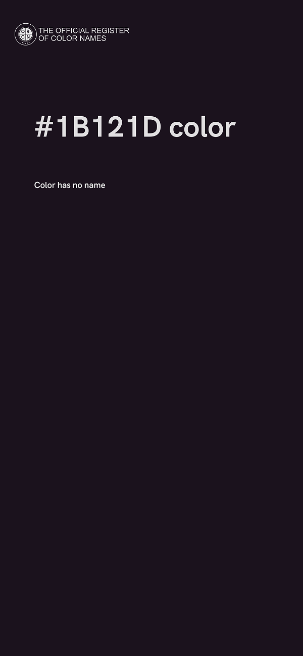 #1B121D color image