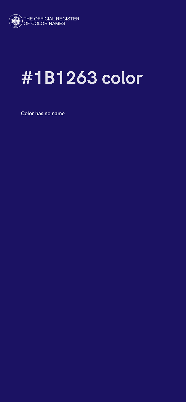 #1B1263 color image