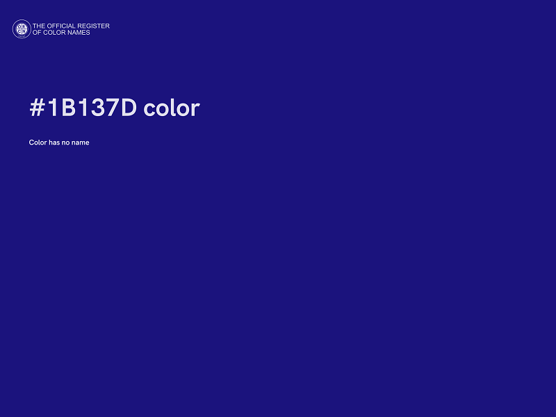 #1B137D color image