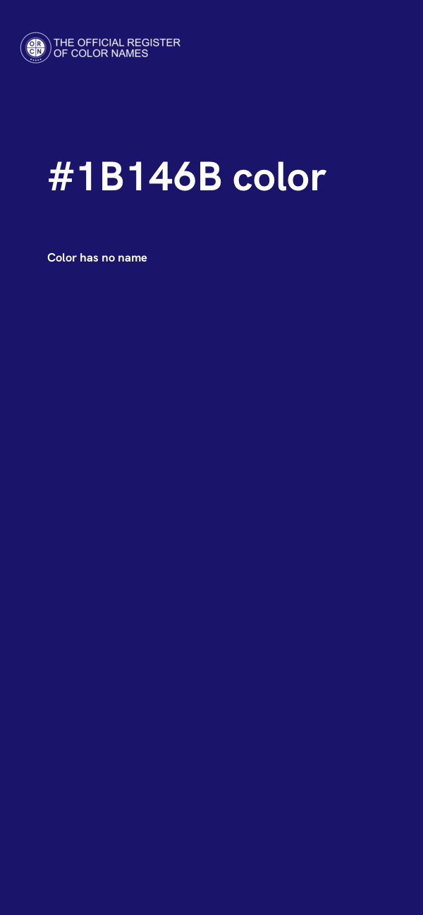 #1B146B color image