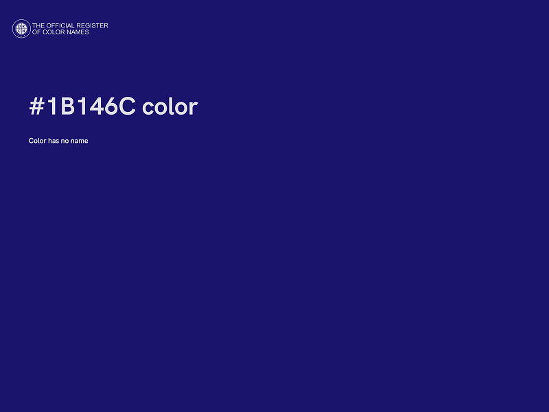#1B146C color image