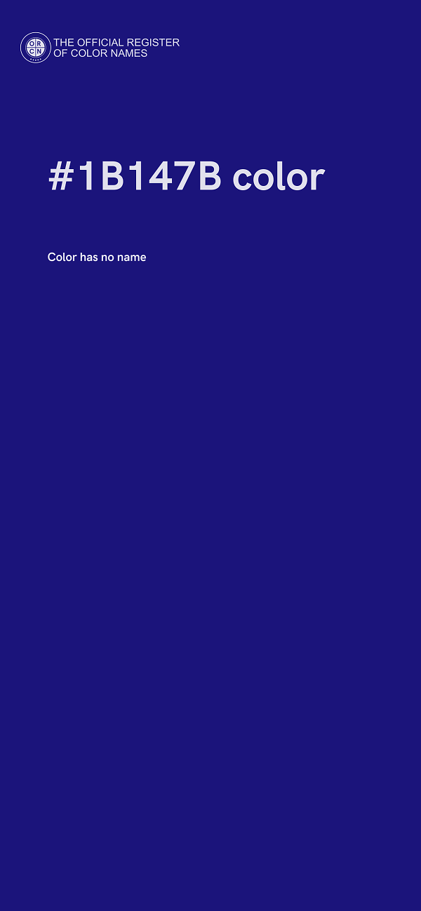 #1B147B color image
