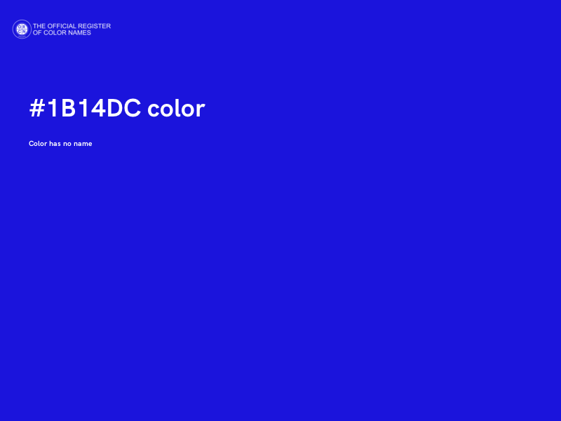 #1B14DC color image