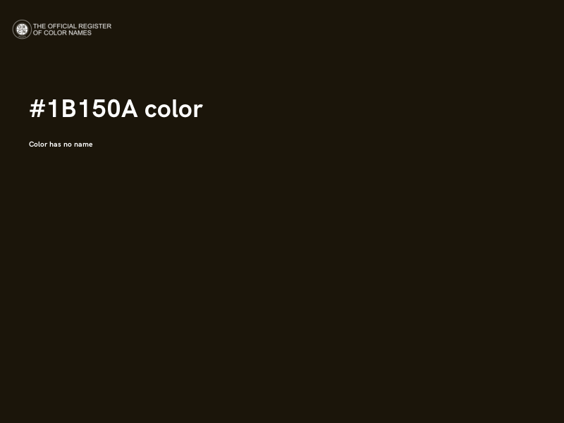 #1B150A color image