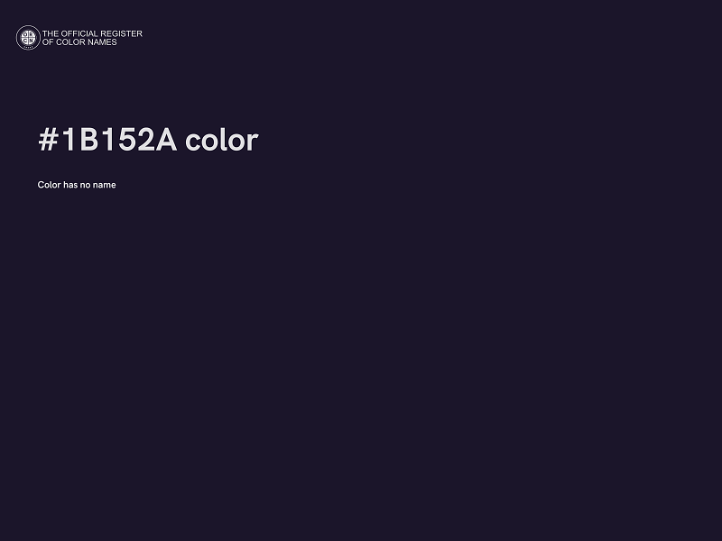 #1B152A color image