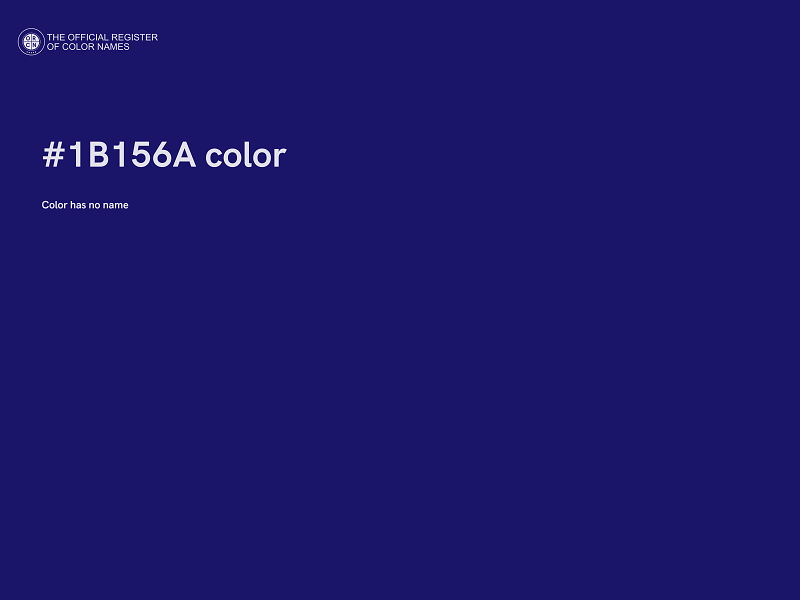 #1B156A color image