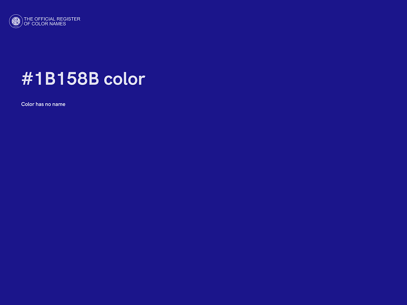 #1B158B color image