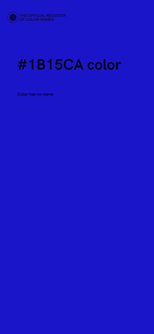 #1B15CA color image