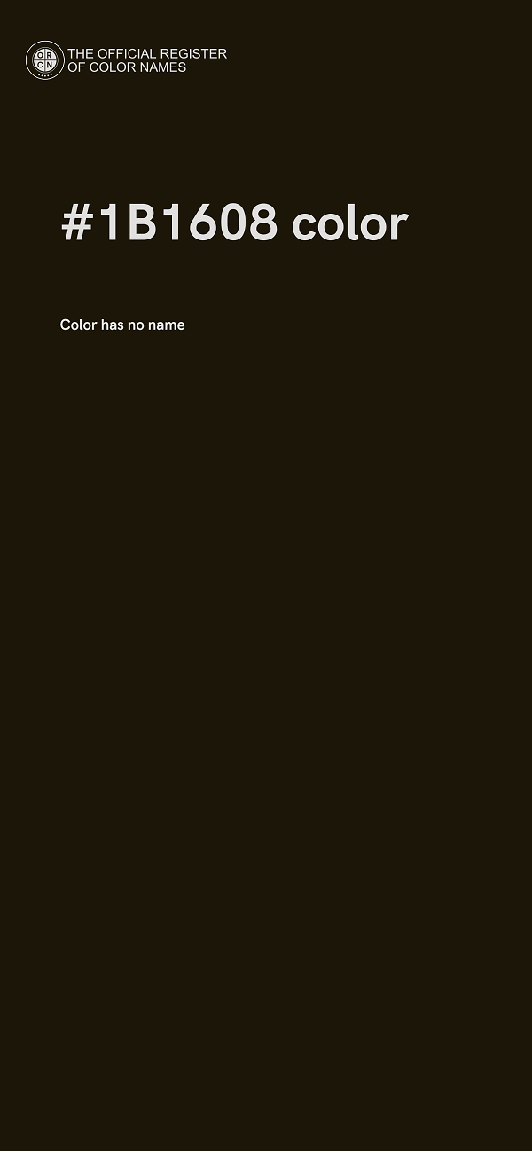 #1B1608 color image