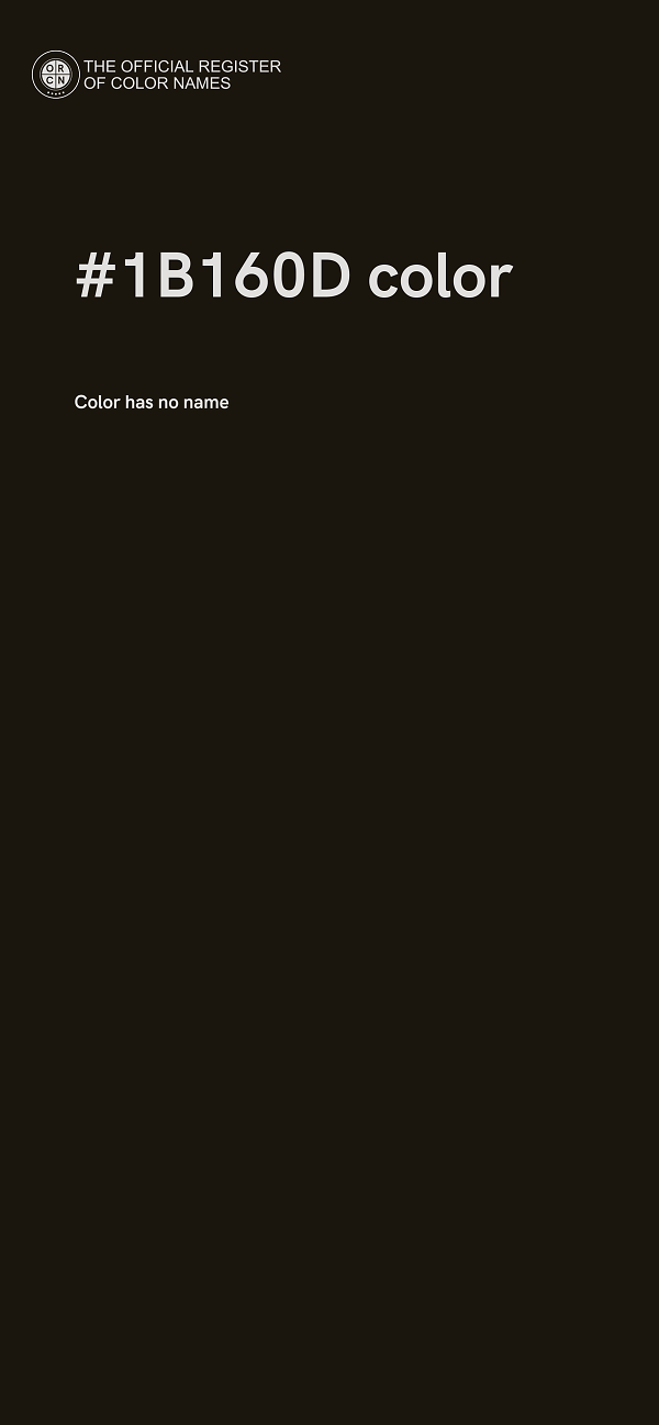#1B160D color image