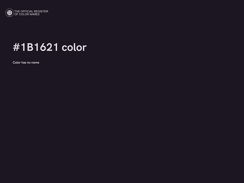 #1B1621 color image